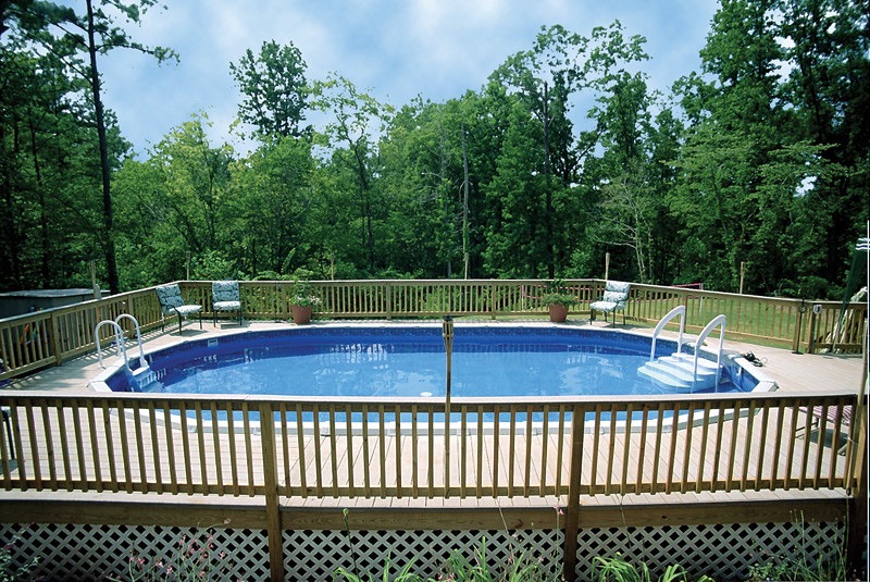 Pool with Fence